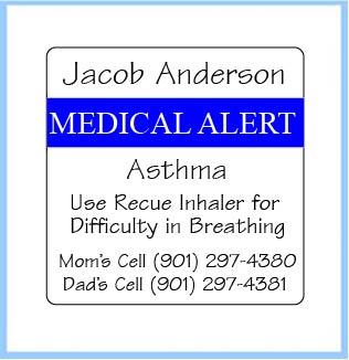Medical Alert Labels